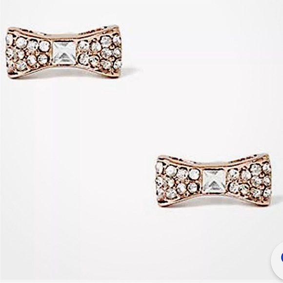 KATE SPADE ♠️ SPARKLY Bow EARRINGS - Picture 5 of 8